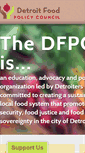 Mobile Screenshot of detroitfoodpc.org